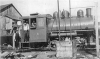 ca. 1920 - Vic Castonguay and Eugene Dubroy, engineer at Marshay Lumber Company.