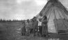 July, 1927 - Native children at Fort George, Quebec.  Photo courtesy Library and Archives Canada.