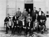 1898 - Canada Atlantic Railway first office staff, Depot Harbour.  Photo courtesy Library and Archives Canada.