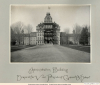 Administration building decorated for Vice President Garret A. Hobart, ca. 1899.  Photo courtesy Morristown Library.