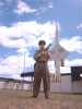 1964 - Security at the BOMARC site in North Bay.  Photo taken by Canadian Forces Photo Unit.