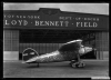 1933 - 'Century of Progress' warms up.  This aircraft was used by Jimmie Mattern and Bennett Griffin in an attempt to fly around the world.  Courtesy National Air and Space Museum Archives.